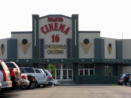 MJR Chesterfield Crossing Digital Cinema 16 - Front Courtesy Scott Biggs (newer photo)